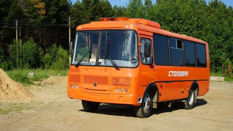 Vehicle for emergency services and police 501950-02 (base vehicle PAZ 4234-04 of production facilities)
