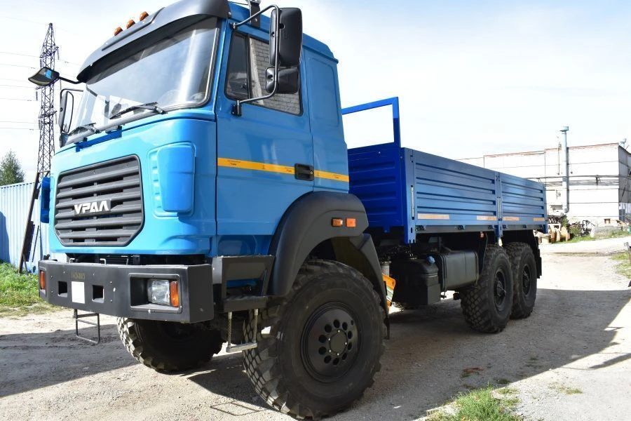Special cargo truck on Ural 4320-4951-78, 4320-4951-80, 4320-4951-82 chassis. GIRD brand. Type 5849DA. Modification 584