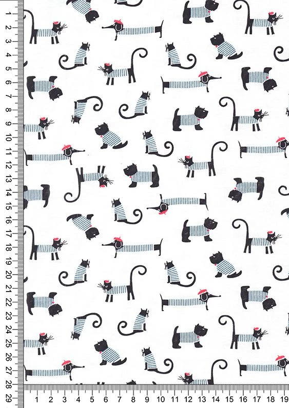 Mixed knitted fabric (CHL-95%, PU-5%) printed, lastic weave 1+1