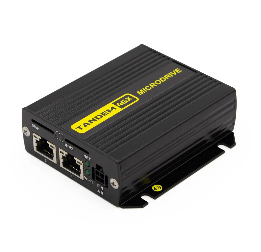 Router with 4G modem LTE Cat.4, Wi-Fi and two SIM cards, Microdrive Tandem 4GX-5