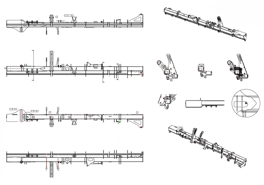 218037, CIT 12001 FRAME LEFT. (02/K5)