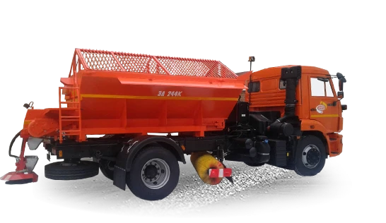 Combined ED 244KS road machine on the basis of KAMAZ 43255-G5 vehicle