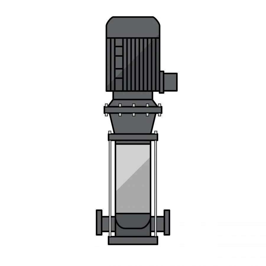 Pumps (pump units) with radial flow, multistage, with discharge diameter over 15 mm, energy efficient