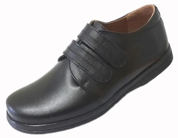 Complex orthopaedic footwear for unilateral amputation , adult, male, without insulated lining
