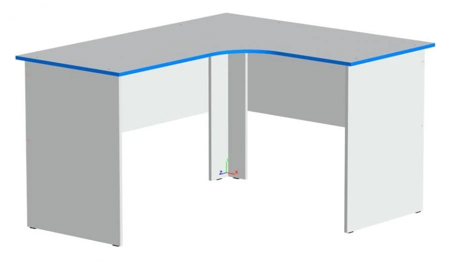 Corner teacher's desk