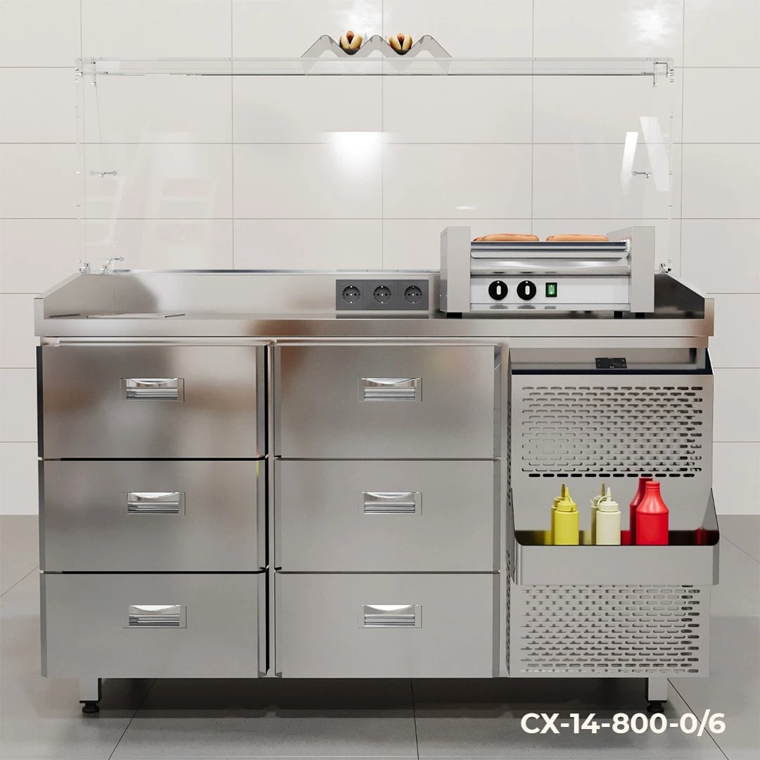 Refrigerated Hot Dog Station СХ