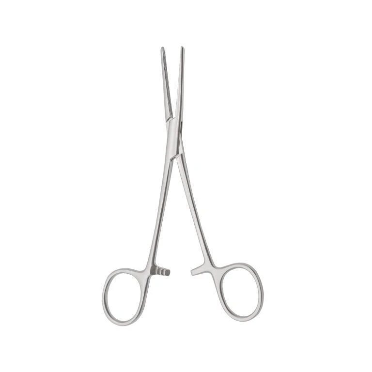 ??-01-289-16 Toothed hemostatic clamp, straight, 160 mm