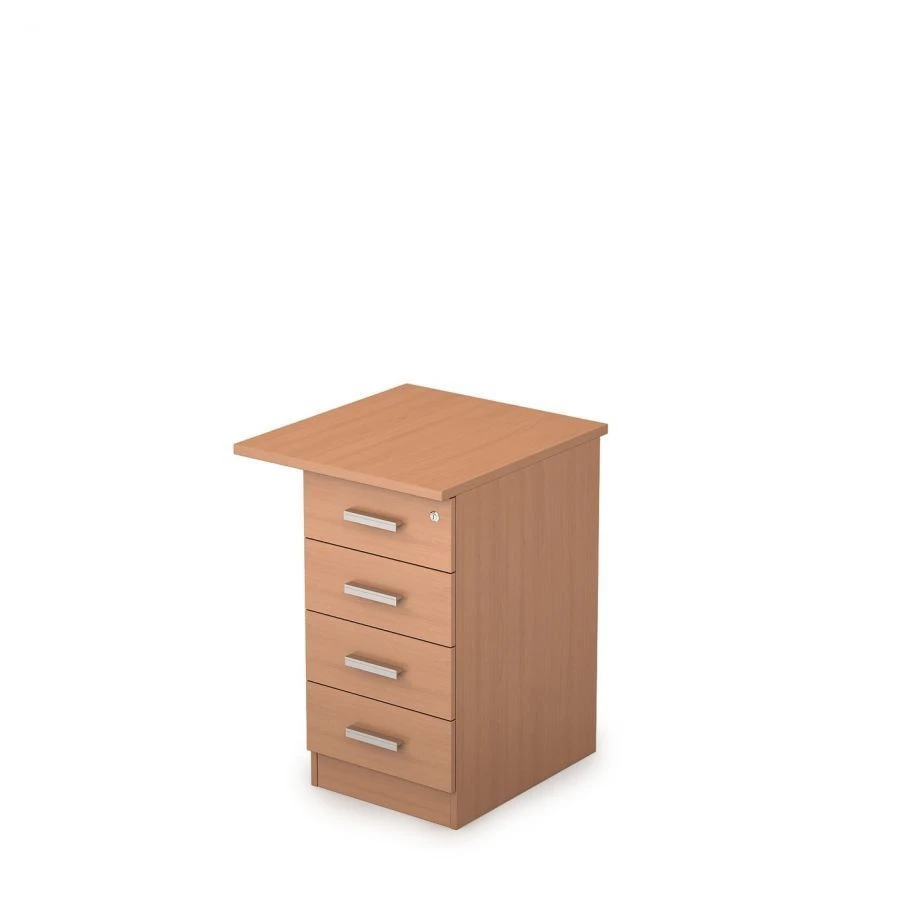Stationary cabinet with four drawers Model: TS-3 of "Edelwood" trade mark