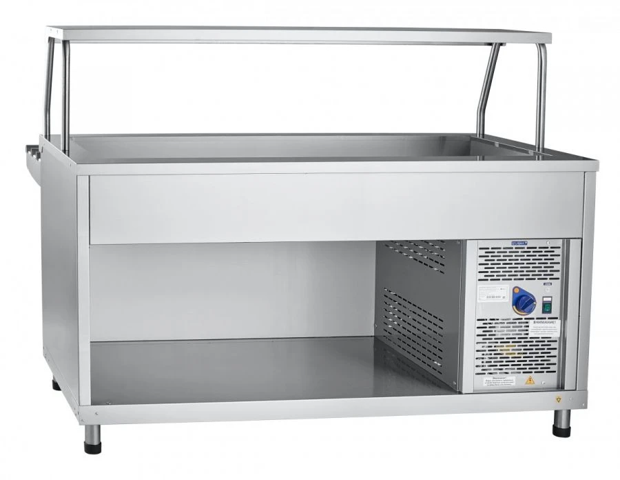 Refrigerated high-temperature display counter with neutral cabinet PVV(H)-70KM-03-NSh (kashir.)