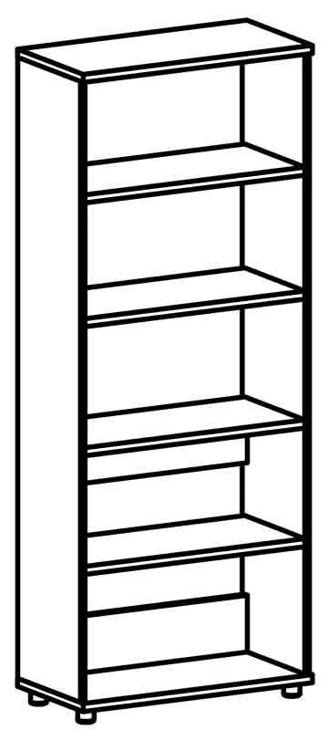 Shelf cabinet 8101 Series "Galant"