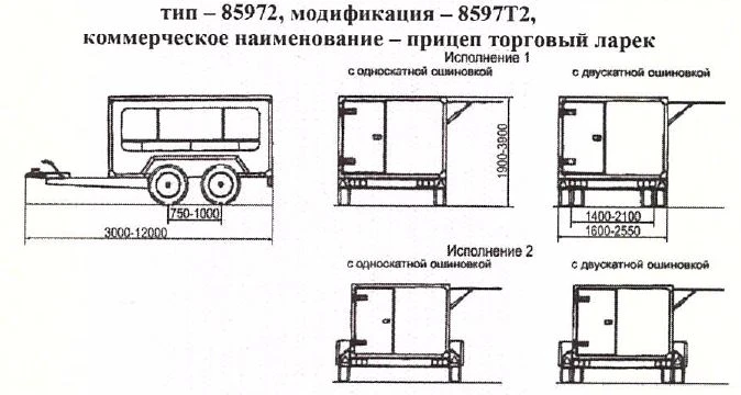 Trailer - shop stall 8597T2