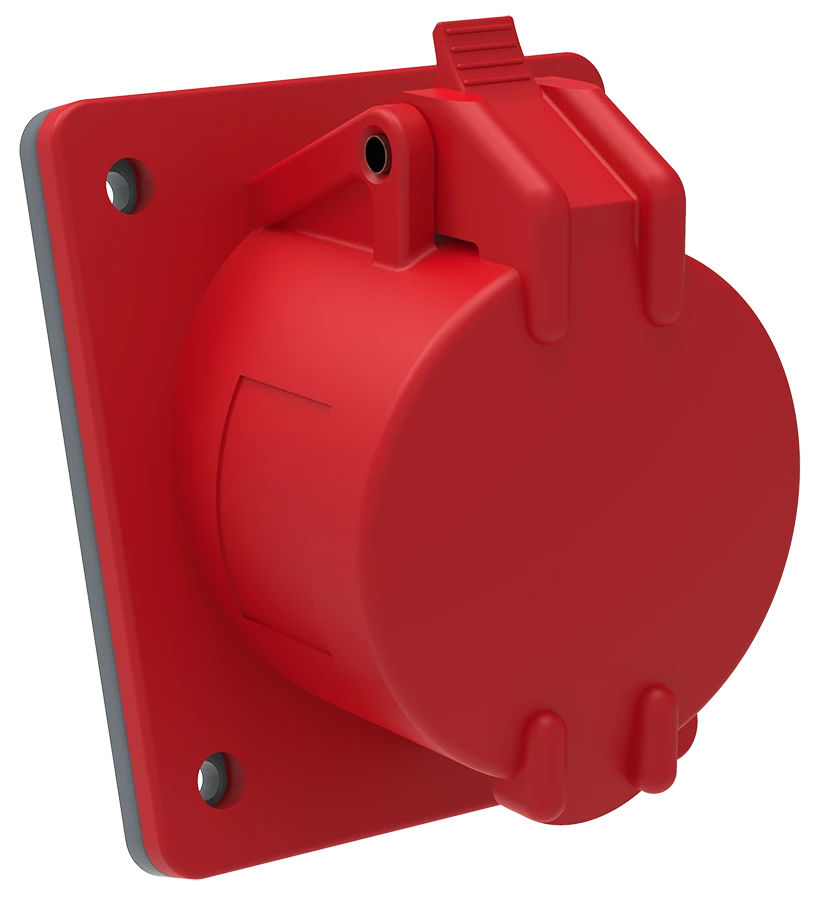 PSN42-016-5 Recessed socket SSI-415 16A-6h/200/346-240/415V 3P+RE+N IP44 MAGNUM IEC