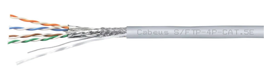 CABLE SYMMETRICAL FOR DIGITAL TRANSMISSION SYSTEMS Cabeus Twisted Pair Cable S/FTP, Category 5e