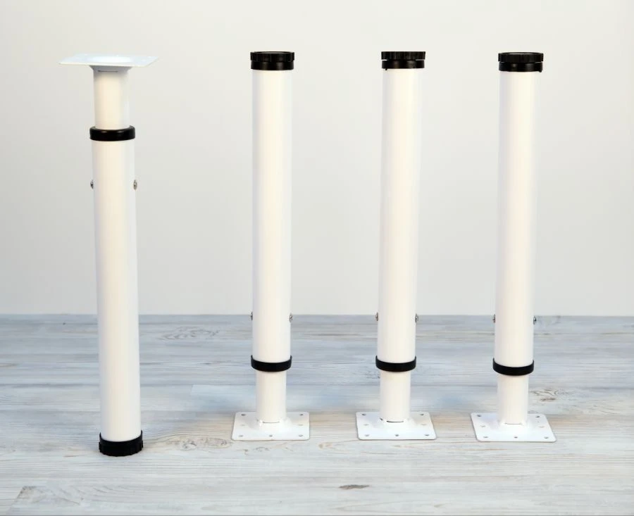 Telescopic legs, supports