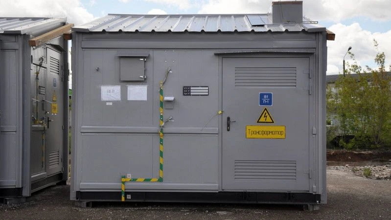 Complete transformer substations with capacity from 16 to 6300 kVA
