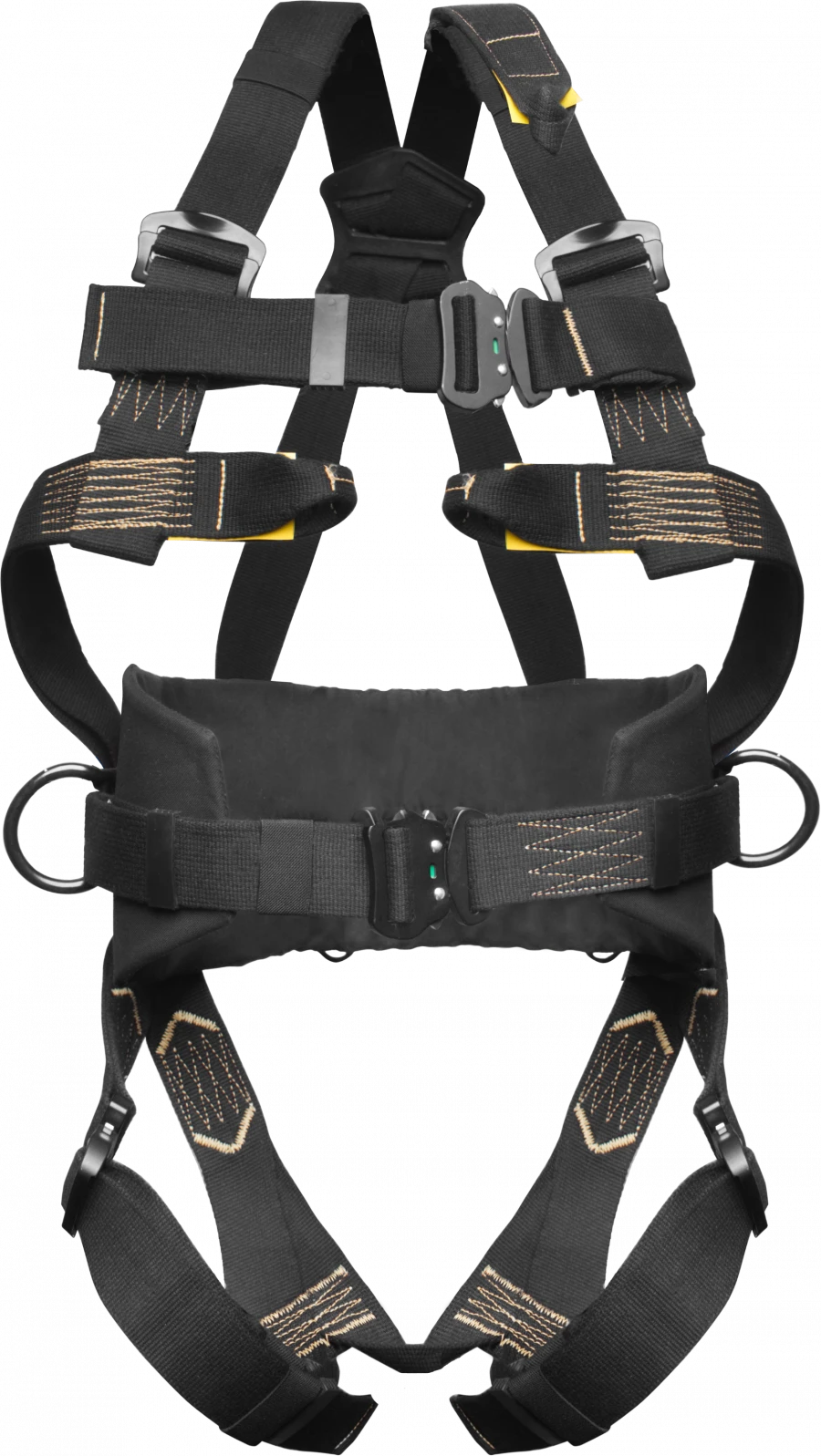 Fire-resistant safety harness with integrated belt for holding and positioning model ST5N, article number STR103N