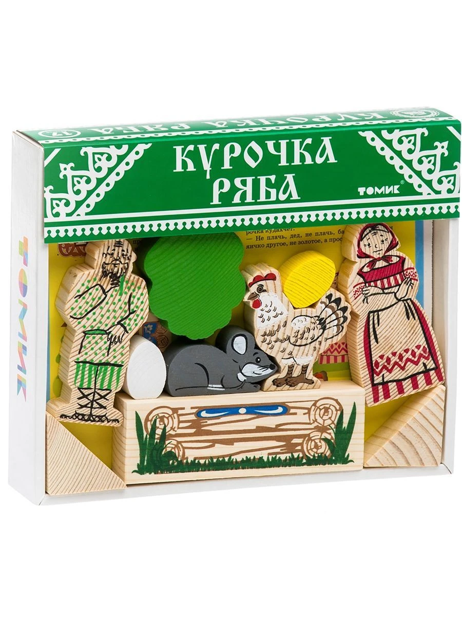 Constructor "Fairy Tales" "Kurochka Ryaba" (17 pieces) Item No. 4534-1
