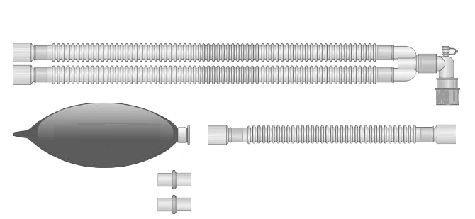 Respiratory devices for joint use with anaesthetic and resuscitation equipment, version: a