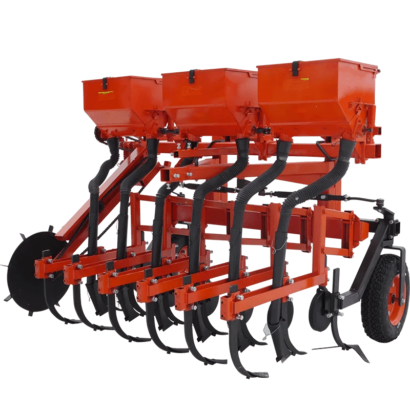 Intercropping cultivator with feeder KMS-2U-PT