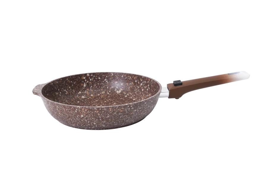 Cast aluminium frying pan 280mm (non-stick) TM Kukmara, with removable Bakelite handle, without lid, line