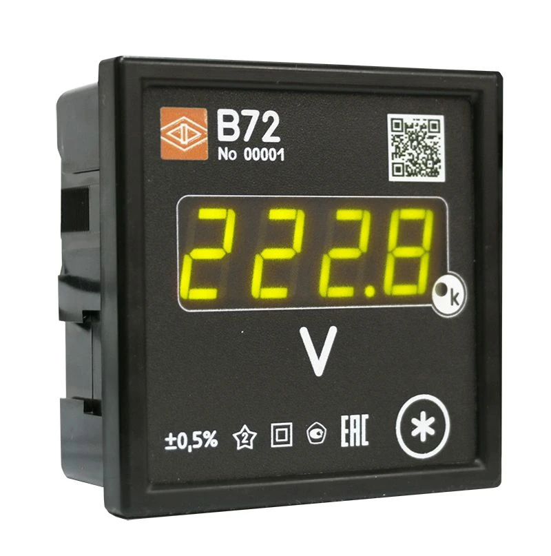 B series digital panel voltmeter: version B72