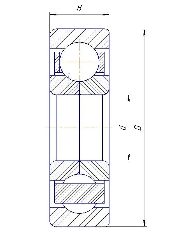 Bearing 85-176208B-ETU 100/1