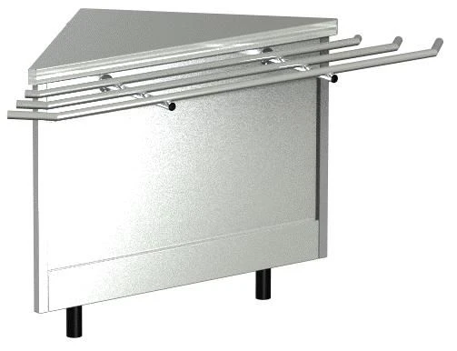 Swivelling section SP90-1 (external) 1590 x 580(915) x 870mm