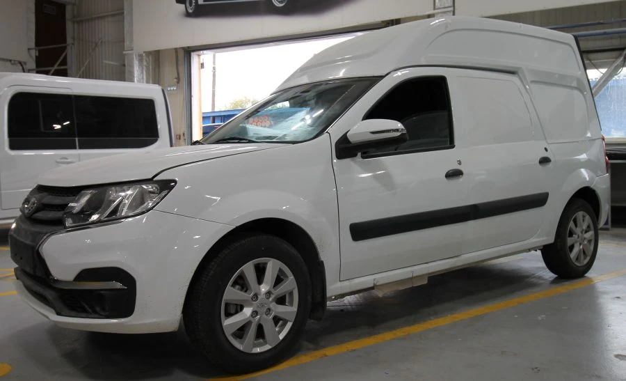 Vehicle for transportation of dead bodies in the version "Ritual services", type LRGSN, category N1, mod. LRGS0E-02, on the basi