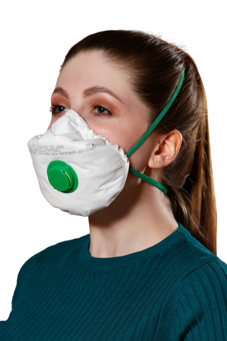Filtering half-mask for protection against aerosols with additional protection against vapours and gases "Respirator "Lepestok-4