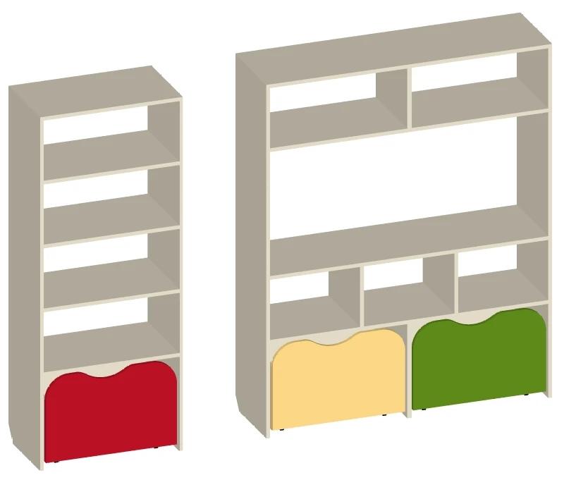 Shelf for toys "Traffic Light" art.S.06.84