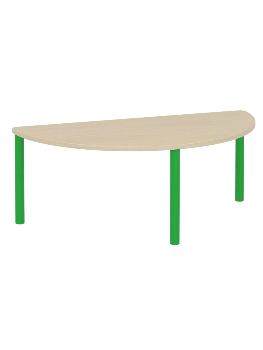 Children's semi-circular table 460 / green