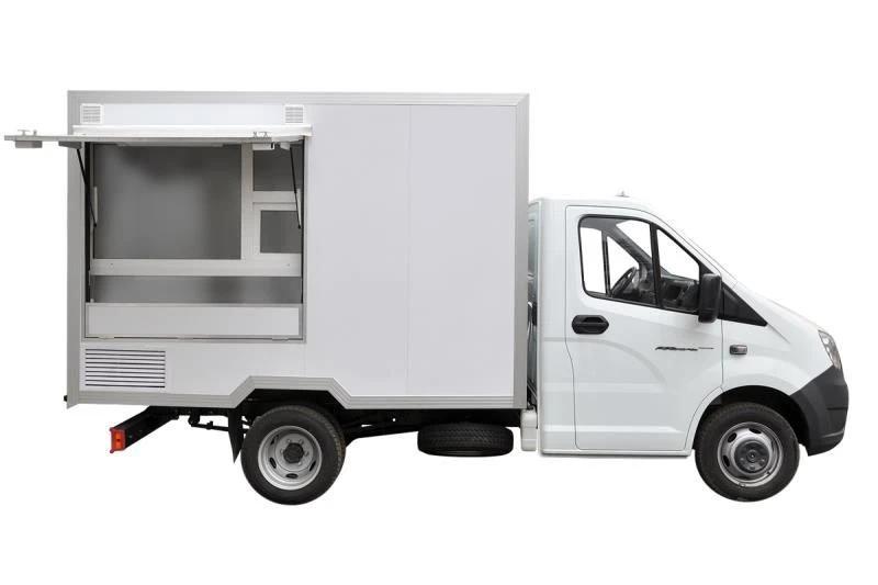 Trucks with diesel engine type 37123, modification 37123D on the basis of GAZ chassis, type C4, modification C41R92