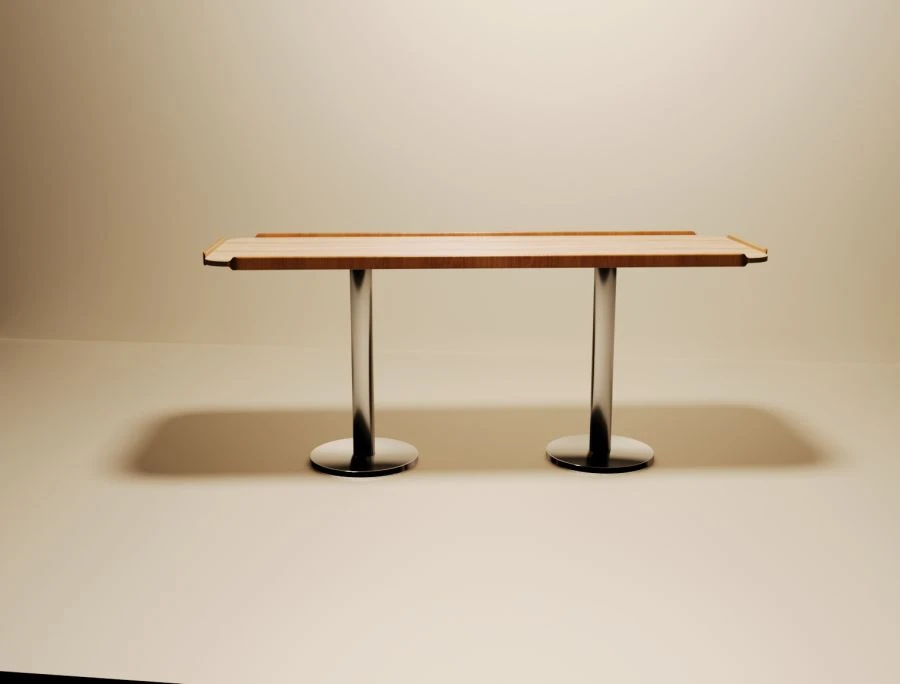 Shipboard non-metallic furniture. Table for meetings RBPG