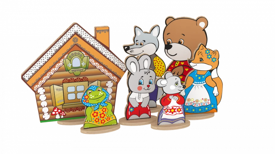 Set "Characters of the fairy tale "Teremok" (Art. N-10)