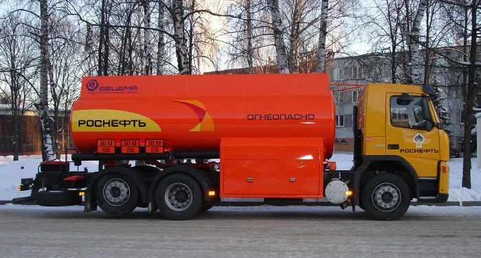 Tank truck for light oil products BCM-232 (AL) (16 m3 volume)