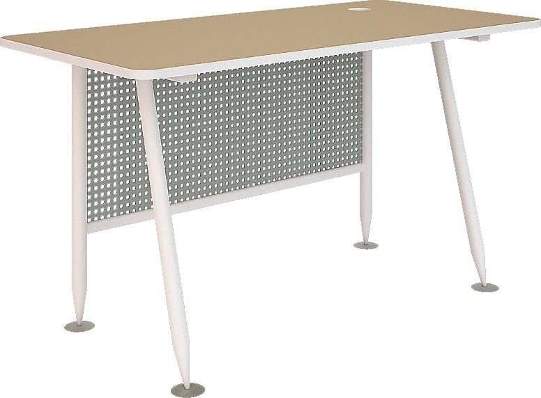 Teacher's desk (working table with perforated headboard ) FrStP 2.14