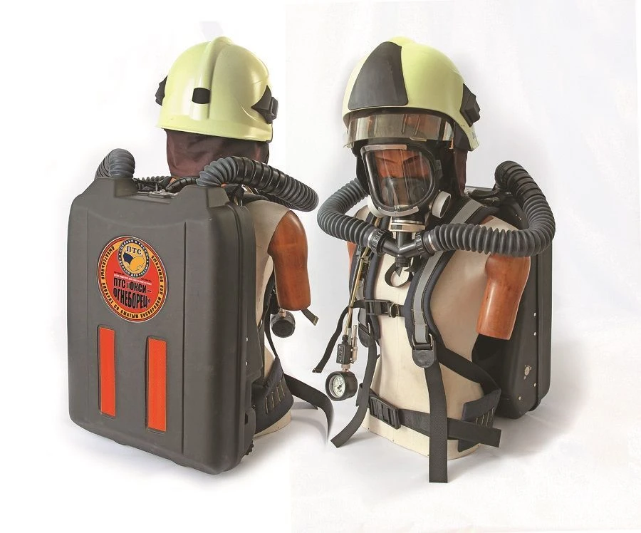 Compressed oxygen breathing apparatus PTS "OXI Firefighter".