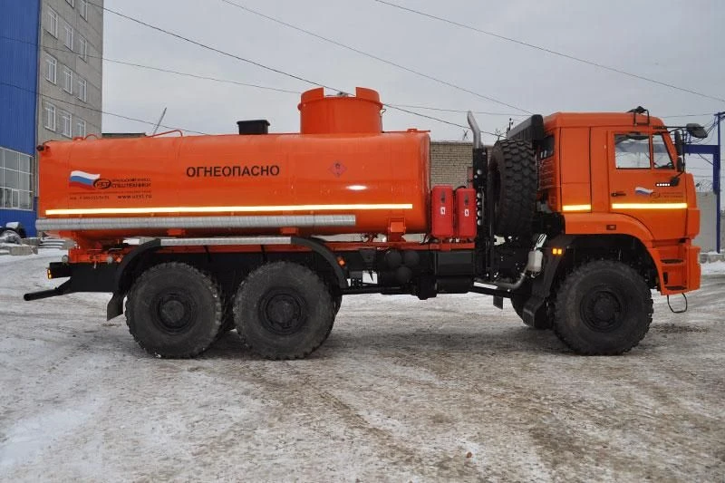Fuel tanker (ATZ), UZST brand, type 6619-68 on KAMAZ 65224-53 chassis