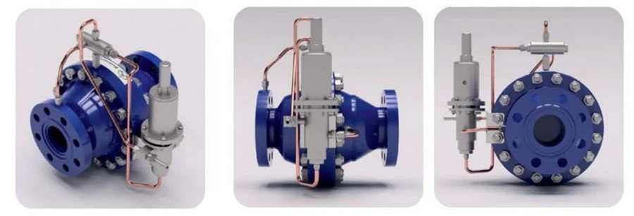 Gas pressure regulators type RDU DN 50 - 100 mm, Ru 10 MPa