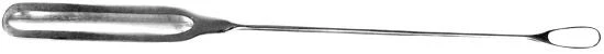 32-920-14 Hard, sharp uterine curette "Recamier" No. 6
