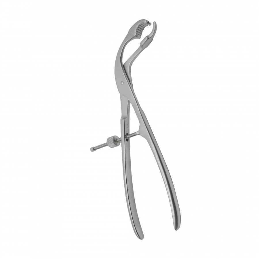 TD-05-157-26,3 Bone holder, curved, 263 mm