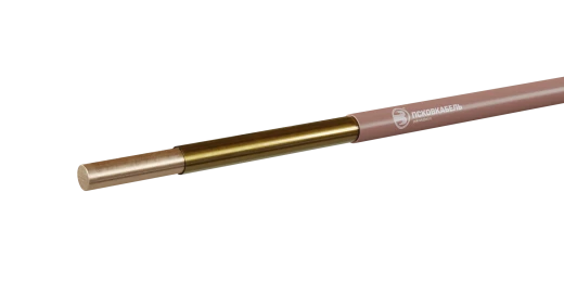 Copper stranded wire with high-strength enamel and block polymer insulation for operating temperatures up to 100 C and operating