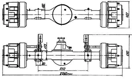 Uncontrolled drive axle EK-18.20.90.000-10