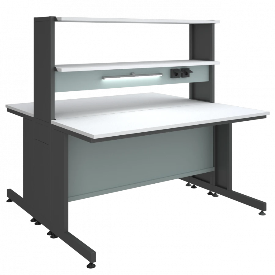Low laboratory table with extension 4