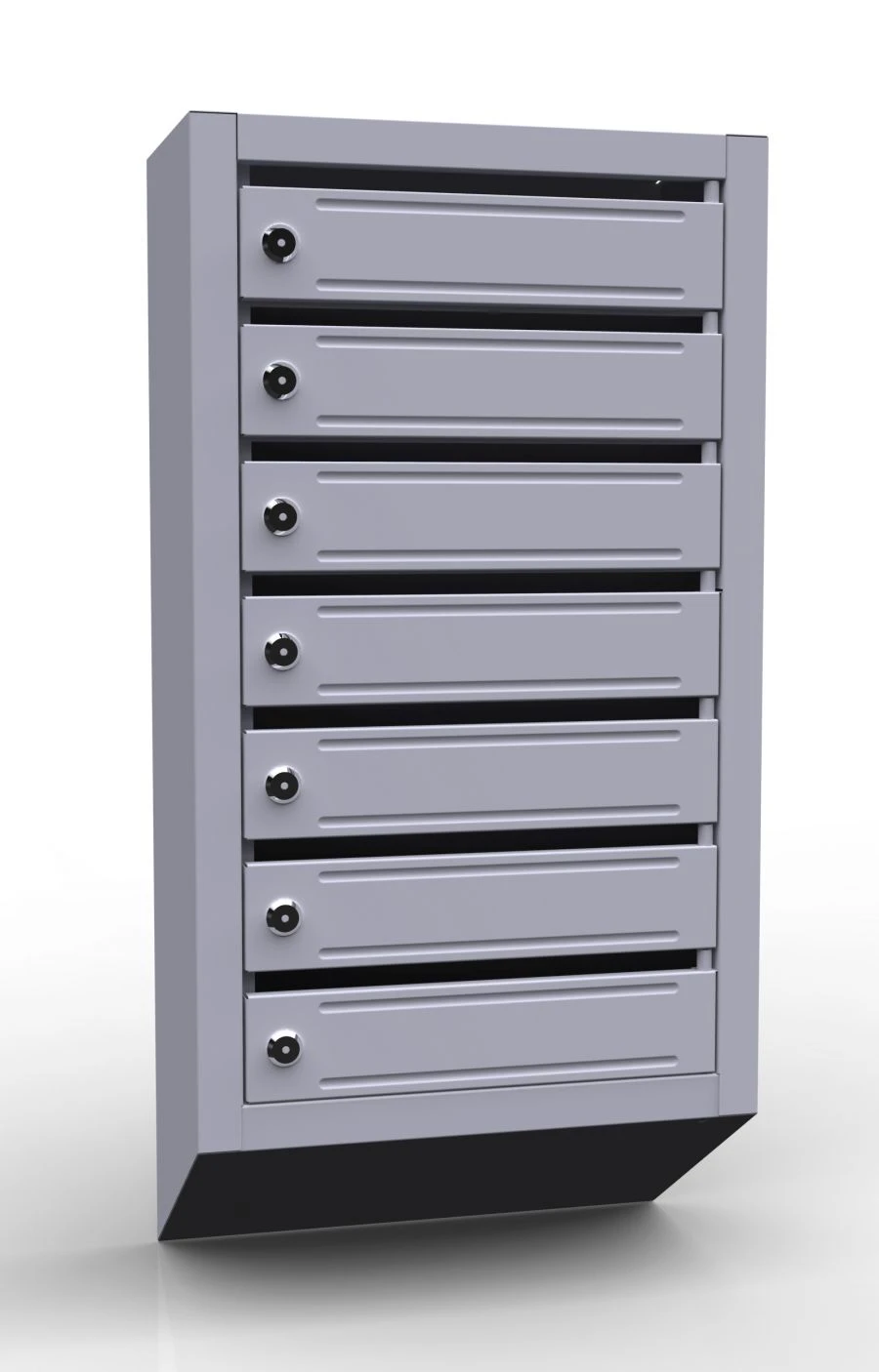 Mail boxes of YAPS series (height - 240-1060 mm, width - 330-415 mm, depth - 170-210 mm)