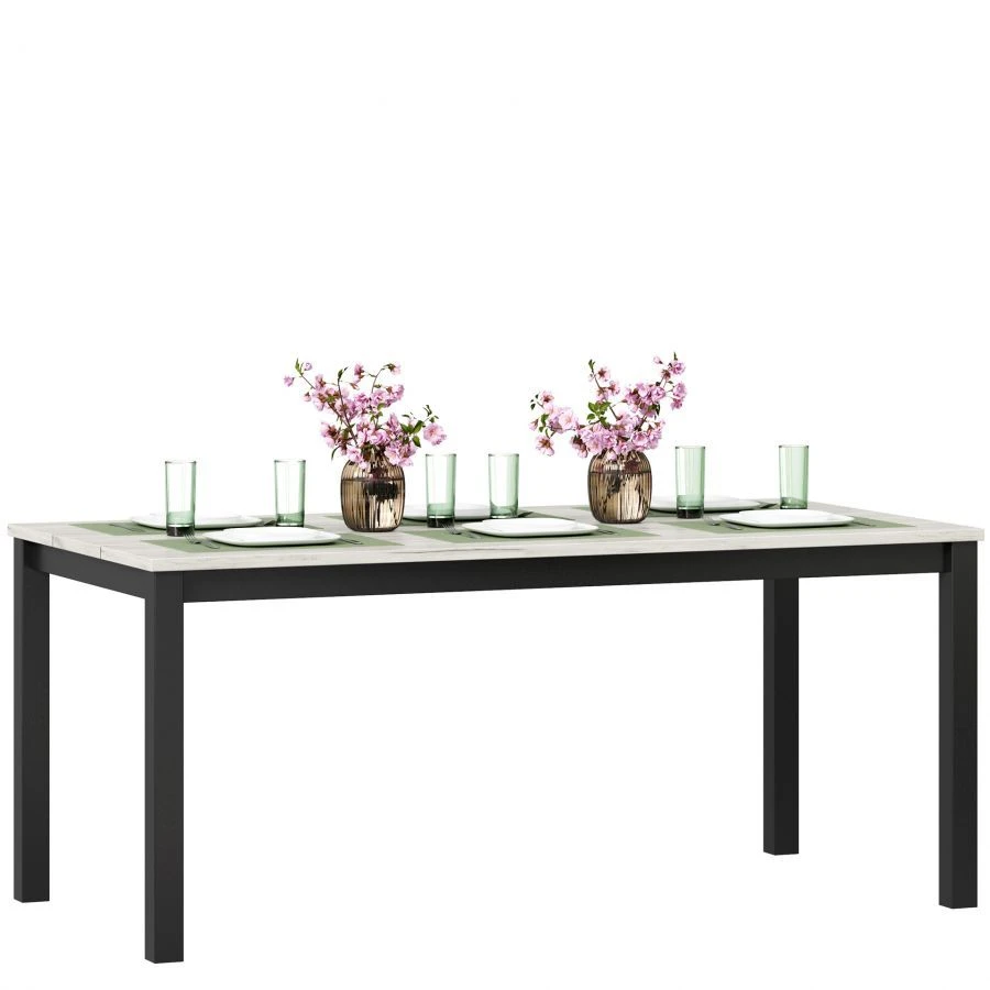 Techno LD.678040.000 Table (Oak Kraft White/Black )