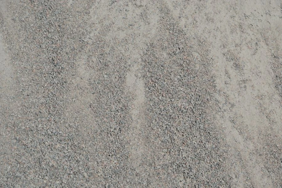 Sand crushed from rocks of II class of increased coarseness