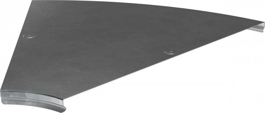 CPG01D-0-45-400-08-HDZ Smooth turn cover. 45° type G01 ESCA 400mm HDZ IEK