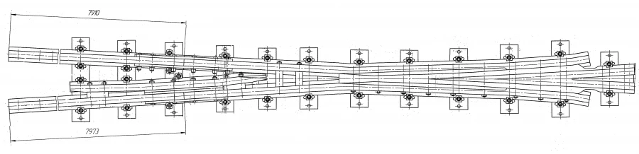 Cross-arm of type P65 of mark 1/9 of project N02.001.0040.00-02