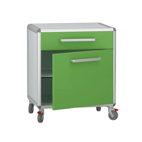 Rolling medical cabinet according to TU 32.50.30-008-69573749-2021, article number DM-1-107-06.?2.?1